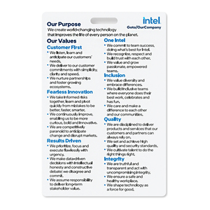 Intel 2026 Calendar Badge